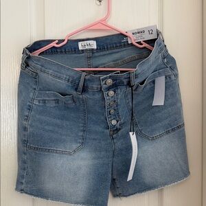 Nicole Miller Blue Jean Shorts